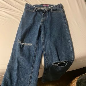 Edikted Raquel Folded Jeans S